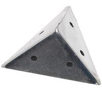 Bulk Hardware Bh05100 Pyramid Réparateur support Brace BZP en acier 45 mm, lot de 10 pièces