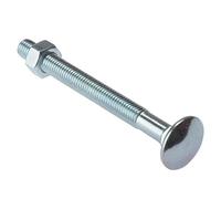 Bulk Hardware Bh05112 Boulon et écrou ZP M6 x 65 mm, lot de 10 pièces
