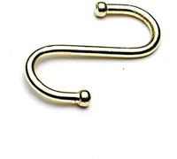 Bulk Hardware Bh05330 de cuisine Crochets en S en acier laitonné 75 mm, lot de 2 pièces