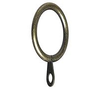 Bulk Hardware Bh05376 Tringle à rideau Rod Bague fixe œil Laiton antique Dimensions intérieures 42 mm, lot de 24 pièces