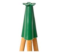 Bulk Hardware Bh05559 Wigwam Jardin Bambou Grip Top support pour 3 cannes, Lot de 20 pièces