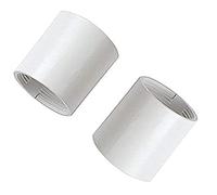 Bulk Hardware Bh05893 Jupe longue Douille Porte Ampoule de Lampe de Rechange, 36 mm (1,740,6 cm) Blanc - Lot de 2