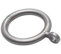 Bulk Hardware Bh05949 Plastique Rideau Draperie Pole Rod Bagues à oeil fixe, diamètre intérieur. 28 mm (1.1/10,2 cm) de diamètre extérieur. 40 mm (1,1/5,1 cm) - Gris, Lot de 24, blanc, BH05949