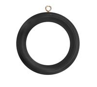 Bulk Hardware Bh05954 en bois Tringle à rideau Rod Anneaux avec vis Eye, diamètre intérieur. 45 mm (1,3/10,2 cm) de diamètre extérieur. 64 mm (2.1/5,1 cm) - Marron foncé, Lot de 10, blanc, BH05958