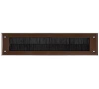 Bulk Hardware Bh05981 Lettre Boîte à lettres Brosse Boudin, 343 x 80 mm (13,1/5,1 cm X 3.1/20,3 cm) - Marron