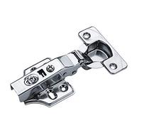 Bulk Hardware Bh05997 Cabinet Charnière 35 mm 95 degrés Soft Close ZP à demi Overlay, Lot de 2 pièces