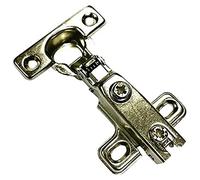 Bulk Hardware Bh06011 Cabinet Charnière 26 mm 95 ° Fermeture douce ZP coulissant Full Overlay, Lot de 2 pièces