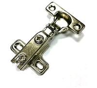 Bulk Hardware Bh06235 Cabinet Charnière 26 mm 95 ° Fermeture douce ZP coulissant Full Overlay, Lot de 10 pièces