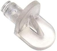 Bulk Hardware Support d'étagère Bh05495 Push-in clair, Lot de 20 pièces