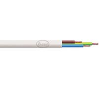 Bulk Hardware TM BH01457 Câbles 3 conducteurs rond, Blanc