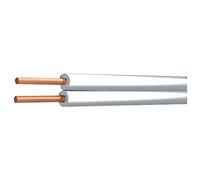 Bulk Hardware TM BH01468 Câbles 2 conducteurs terre, Blanc