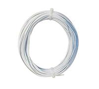 Bulk Hardware TM BH01469 Câbles 2 conducteurs terre, Blanc