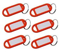 Bulk Hardware TM BH02567 Porteclés étiquettes, Blanc, Set de 20 Pièces