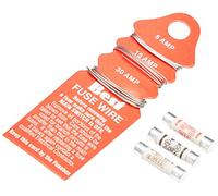 Bulk Hardware TM BH03663 Fil fusible 5/15/30 amp sur carte avec fusibles, Blanc
