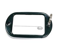 Bulk Hardware TM BH04019 Grand porteclés étiquette, Blanc, Set de 5 Pièces