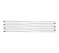 Bulk Hardware TM BH04209 Collier de serrage, Blanc, 4,6 x 300 mm, Set de 50 Pièces