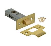 Bulk Hardware TM BH04261 Verrou tubulaire à mortaise plaqué au zinc, Blanc, 75 mm