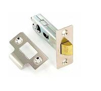 Bulk Hardware TM BH04262 Verrou tubulaire à mortaise Laiton, Blanc, 75 mm