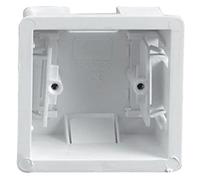 Bulk Hardware TM BH04528 Boîte d'encastrement simple, Blanc, 45 mm