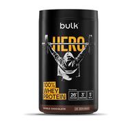 Bulk Hero Whey Protéine en Poudre | Double Chocolat | 26 Portions | 26g Protéine + 3g Créatine | 5g BCAA | Faible en Sucre | Absorption Rapide | Isolat, Hydrolysat & Concentré