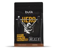 Bulk Hero Whey Protéine en Poudre | Double Chocolat | 65 Portions | 26g Protéine + 3g Créatine | 5g BCAA | Faible en Sucre | Absorption Rapide | Isolat, Hydrolysat & Concentré