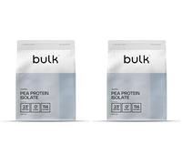 Bulk Isolat de Protéine de Pois en Poudre, Shake protéiné végan, Vanille, 1 kg, 33 Portions (Lot de 2)