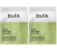 Bulk Isolat De Protéine De Soja, Protéine Vegan en Poudre, Vanille, 1 kg (Lot de 2)