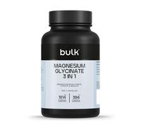 Bulk Magnésium 3-en-1 Complexe | 900mg à haute absorption | Complément magnésium triple force bisglycinate, citrate, malate | Soutient la fonction musculaire, l’énergie, la récupération | 90 comprimés