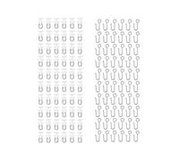 Bulk Pack of 120 Curtain Glider Hook with Wheel for Opening and Closing