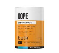 Bulk Poudre Pré-Workout Dope | Blue Framboise | 3g Creatine per Serving | 200mg Caffeine | Citrulline Malate & Arginine AKG | Beta-Alanine | Energy, Focus & Performance | 510g Supplement