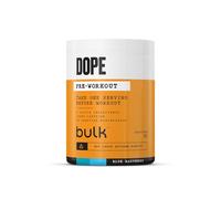 Bulk Poudre Pré-Workout Dope | Blue Raspberry | 3g Creatine per Serving | 200mg Caffeine | Citrulline Malate & Arginine AKG | Beta-Alanine | Energy, Focus & Performance | 510g Supplement