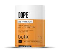 Bulk Poudre Pré-Workout Dope | Orange & Mangue | 3g Creatine per Serving | 200mg Caffeine | Citrulline Malate & Arginine AKG | Beta-Alanine | Energy, Focus & Performance | 510g Supplement
