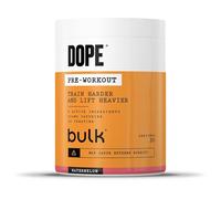 Bulk Poudre Pré-Workout Dope | Pastèque | 3g Creatine per Serving | 200mg Caffeine | Citrulline Malate & Arginine AKG | Beta-Alanine | Energy, Focus & Performance | 510g Supplement
