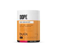 Bulk Poudre Pré-Workout Dope | Punch aux Fruits | 3g Creatine per Serving | 200mg Caffeine | Citrulline Malate & Arginine AKG | Beta-Alanine | Energy, Focus & Performance | 510g Supplement