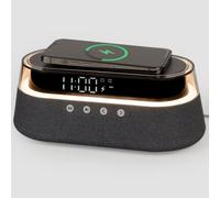 Bulk Products Enceinte Bluetooth CM-001BE Lampe RGB 15W Radio-réveil Beige
