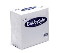 BulkySoft Cocktail Napkins White 24cm - - 2ply Paper Napkins, Bar Caddy Napkins by