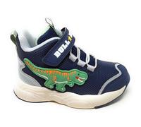 Bull Boys Chaussures de sport DNAI5124 Dinosaure T-Rex,Bleu marine, Déchirure,Semelle amortie et Path interchangeable, bleu, 32 EU