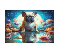 Bull Chien Puzzles 1000 Pièces pour Adultes Educa Difficile Challenge Artistique Relaxation Art Décoration Intérieure Famille 1000 PCS