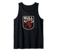Bull City Durham NC 919 North Carolina Bull Head Homme Femme Débardeur