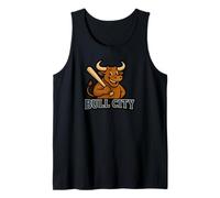 Bull City Durham NC 919 North Carolina Bull Head Homme Femme Débardeur