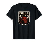 Bull City Durham NC 919 North Carolina Bull Head Homme Femme T-Shirt