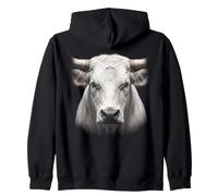 Bull Face Taureau Animal de Ferme Sweat à Capuche