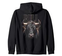 Bull Face Taureau Animal de Ferme Sweat à Capuche