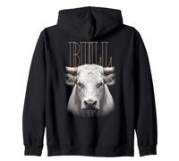 Bull Face Taureau Animal de Ferme Sweat à Capuche