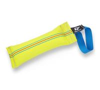 Bull Fit Boudin À Mordre Jouet pour Chien, 25 cm, 1 Anse, en Tuyaux De Lance À Incendie - Dummy Rouleau d'apprentissage Flottant - Robuste Boudin Mordant Chien