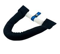 Bull Fit Fer à Cheval Boudin pour Chiens 30 cm, Boudin Chien Mordant en Nylon-Coton avec 2 Anses - Boudin À Mordre Jouet - Robuste Boudin Mordant Chien de Haute Qualité, Noir