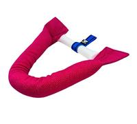 Bull Fit Fer à Cheval Boudin pour Chiens 30 cm, Boudin Chien Mordant en Nylon-Coton avec 2 Anses - Boudin À Mordre Jouet - Robuste Boudin Mordant Chien de Haute Qualité, Rose