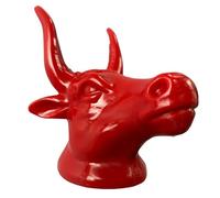 Bull Head Support mural en plastique pour ukulélé et basse Noir 11,2 x 10 x 7,9 cm