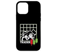 Bull Market Trading Tableau de Trading Motif Vieilli Coque pour iPhone 12 Mini