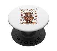 Bull Onward Power Feuilles d'automne Hiver Esprit Amoureux PopSockets PopGrip Adhésif